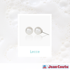 Boucles d’oreilles rond blanc, Lecce, Cristaux de Swarovski, fabriquées à montréal 5818-001650