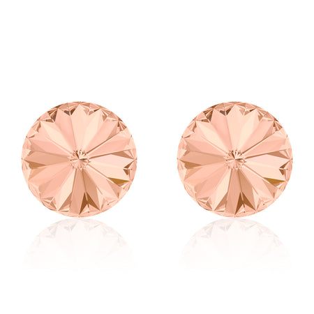 Champagne Rosé Cushion Earrings