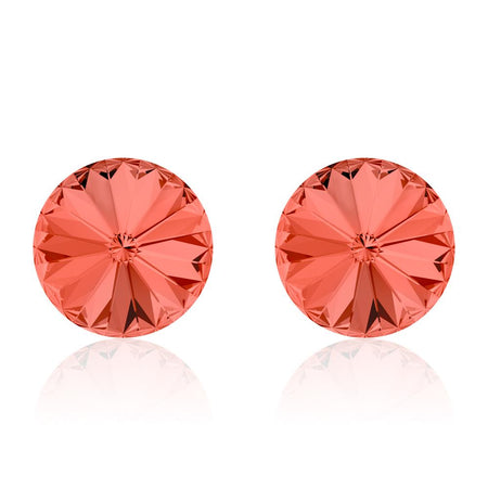 Champagne Rosé Cushion Earrings