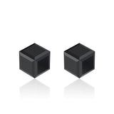 Boucles d'oreilles Cube jet Noir Cristaux de Swarovski