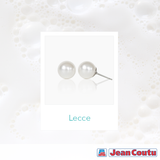 Boucles d’oreilles rond blanc, Lecce, Cristaux de Swarovski, fabriquées à montréal 5818-001650