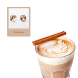 Coussin Café Latte Cristaux de Swarovski Tiges hypoallergènes