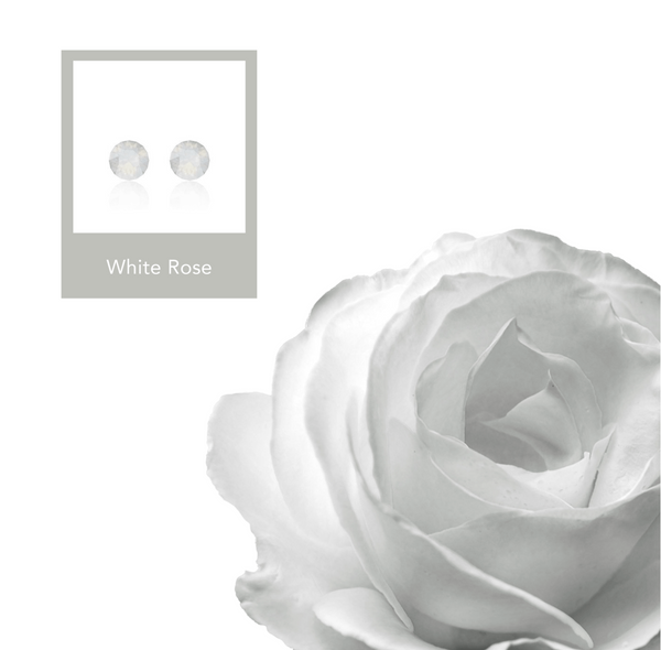 White Rose Xirius Earrings