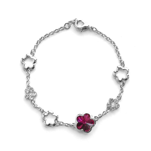 Bracelet Floralie Cristal - Flamingo